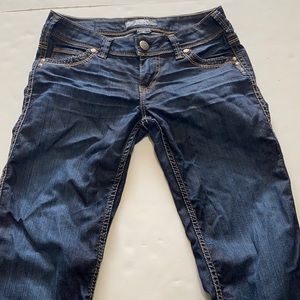 Silver bootcut denim